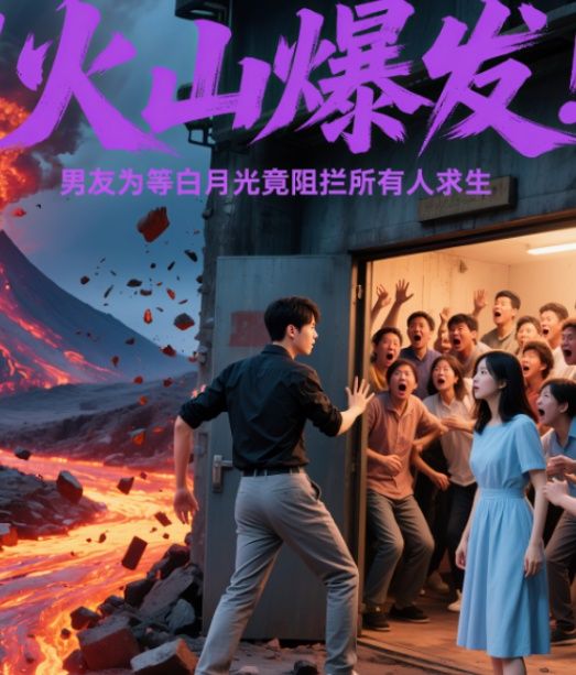 火山爆发,男友为等白月光竟阻拦所有人求生