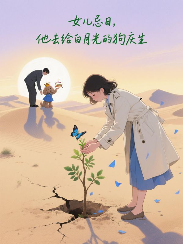 女儿忌日，他去给白月光的狗庆生