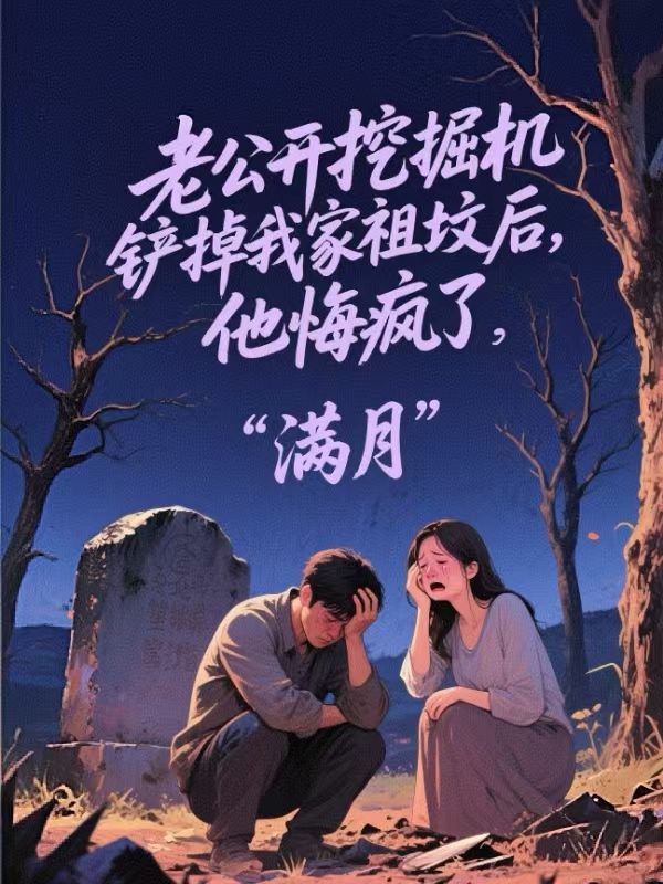 老公开挖掘机铲掉我家祖坟后,他悔疯了