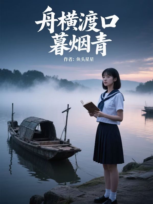 舟横渡口暮烟青