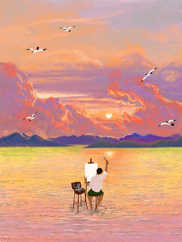 我在比賽現(xiàn)場(chǎng)焚燒參賽畫作后，學(xué)姐卻急了