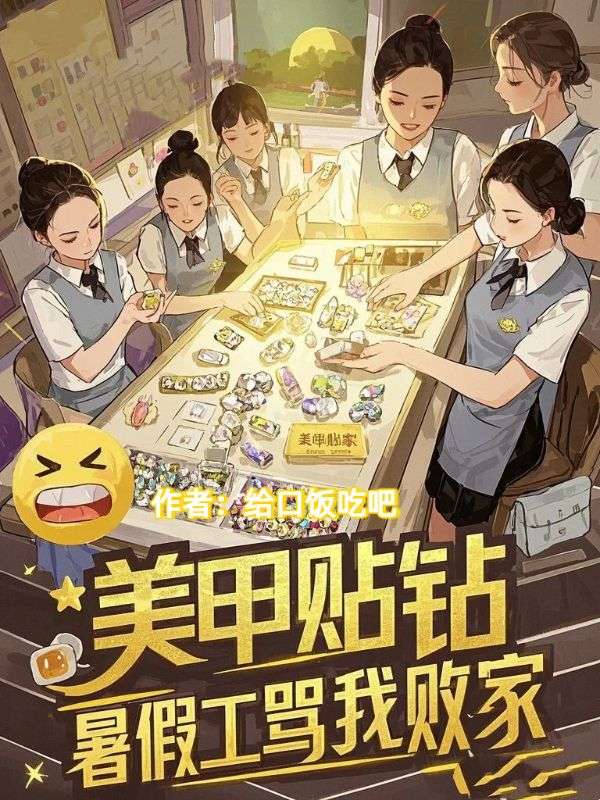 美甲贴钻,暑假工骂我败家