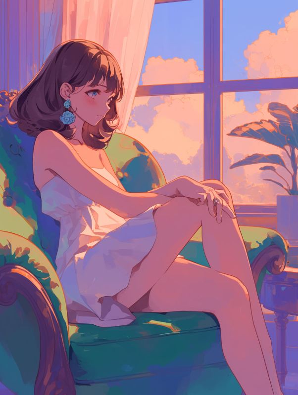 晚風(fēng)向西吟