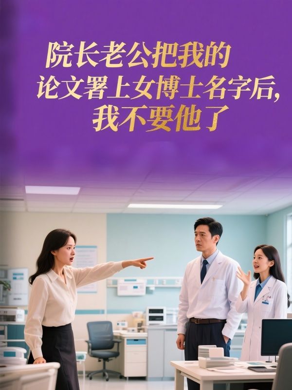 院長老公把我的論文署上女博士名字后，我不要他了