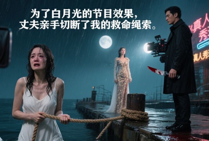 為了白月光的節(jié)目效果，丈夫親手切斷了我的救命繩索