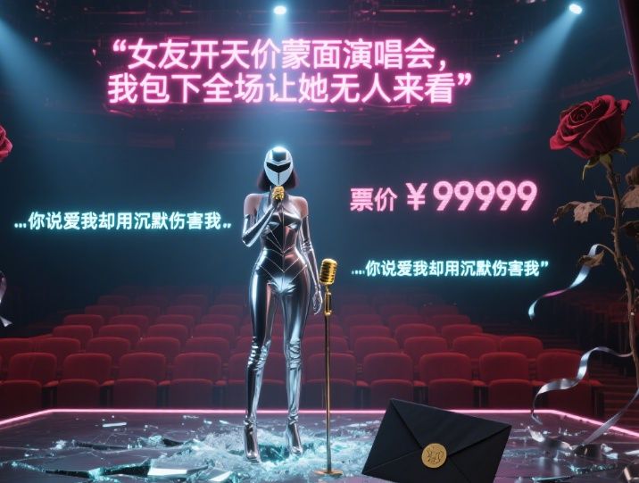 女友開天價(jià)蒙面演唱會(huì)，我包下全場(chǎng)讓她無人來看