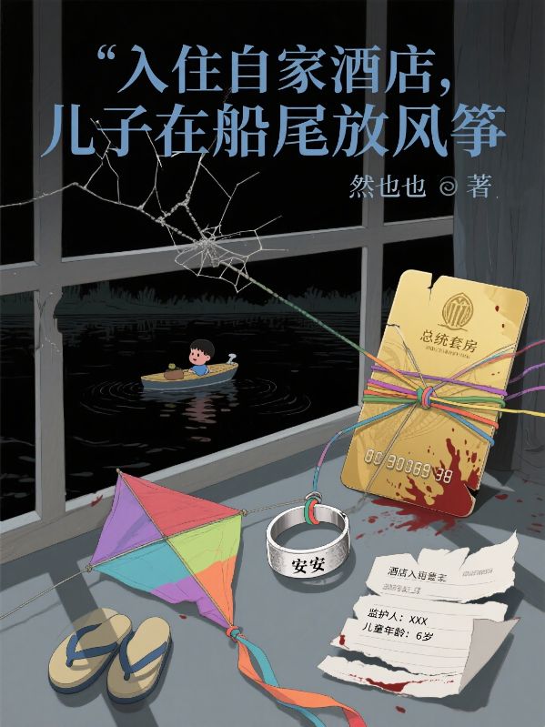 入住自家酒店，儿子却被绑在船尾放风筝