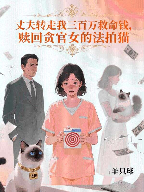 丈夫轉(zhuǎn)走我三百萬(wàn)救命錢(qián),贖回貪官女的法拍貓