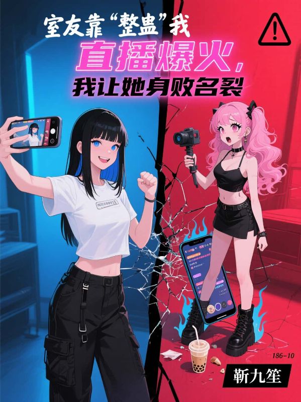室友靠整蠱我直播爆火,我讓她身敗名裂改