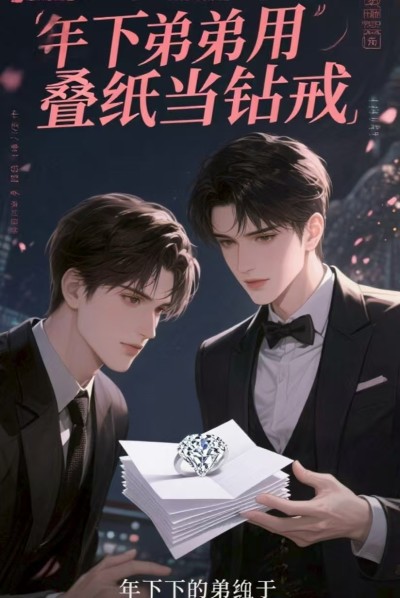 年下弟弟用疊紙當(dāng)鉆戒
