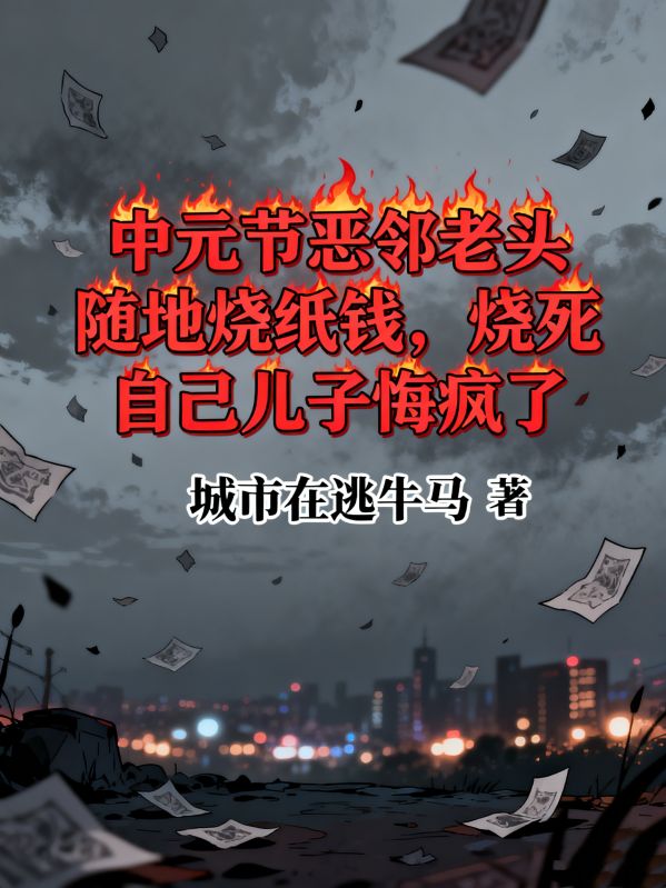 中元节恶邻老头随地烧纸钱，烧死自己儿子悔疯了