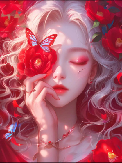 何處盛放的紅薔薇