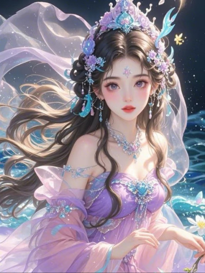 鳳尾琴音滅，燃盡眉間雪