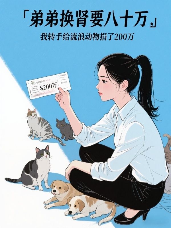 弟弟換腎要八十萬，我轉(zhuǎn)手給流浪動(dòng)物捐了200萬