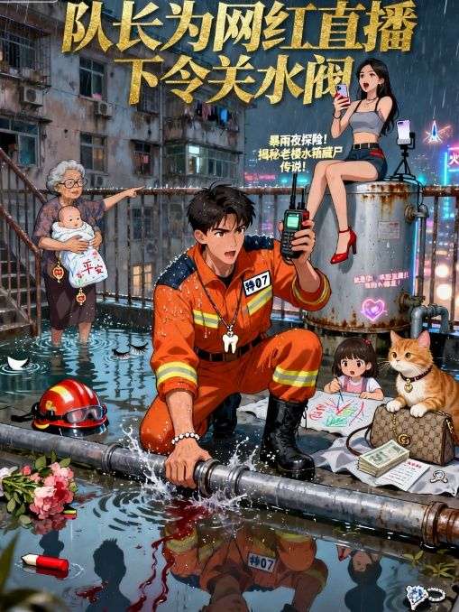 队长为网红直播下令关水阀