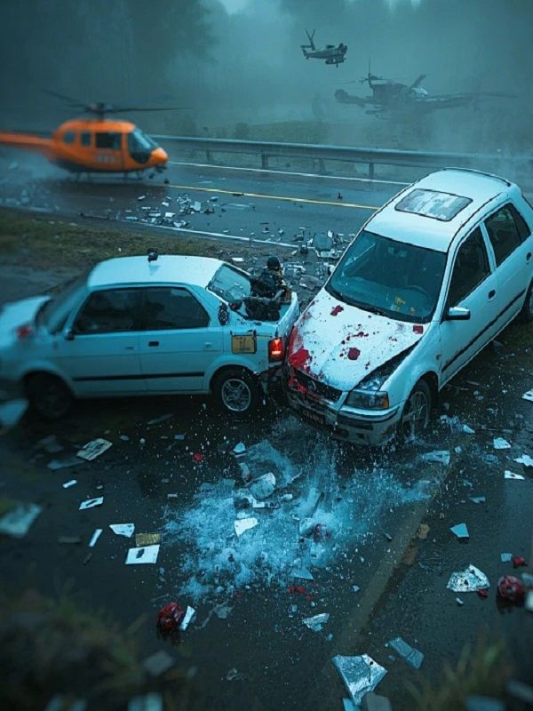 送邻居去医院急救，她女儿却在高速故意别车