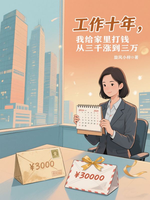 工作十年，我给家里打钱从三千涨到三万
