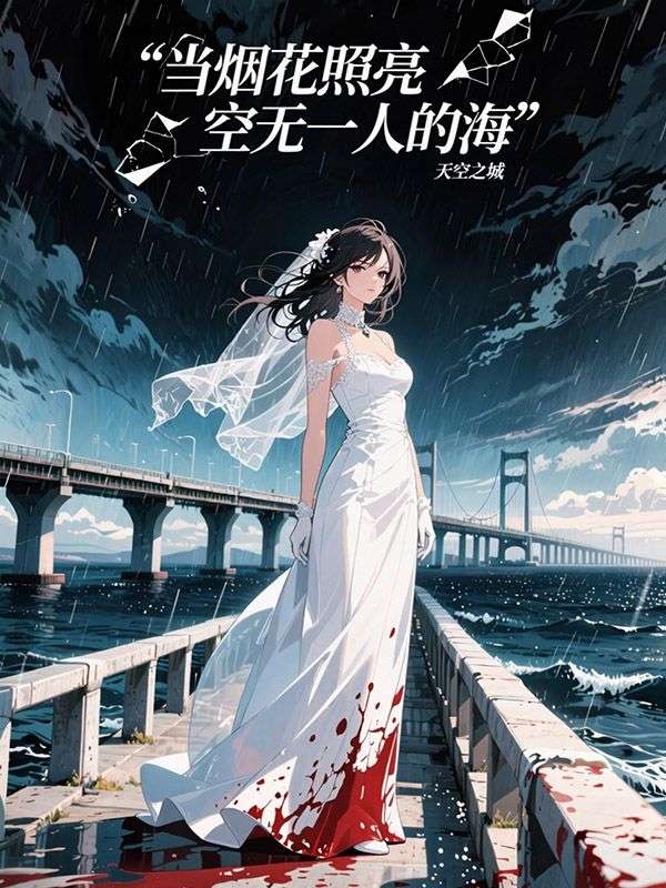 当烟花照亮空无一人的海