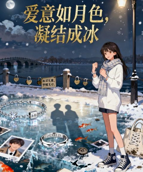 爱意如月色，凝结成冰