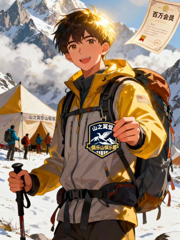 老公加入登山俱乐部后，成了百万会员
