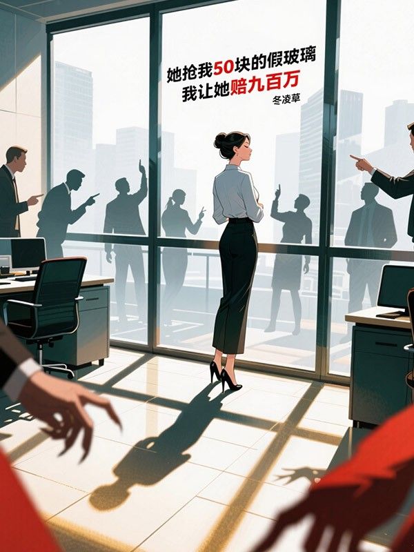 她抢我50块的假玻璃,我让她赔九百万