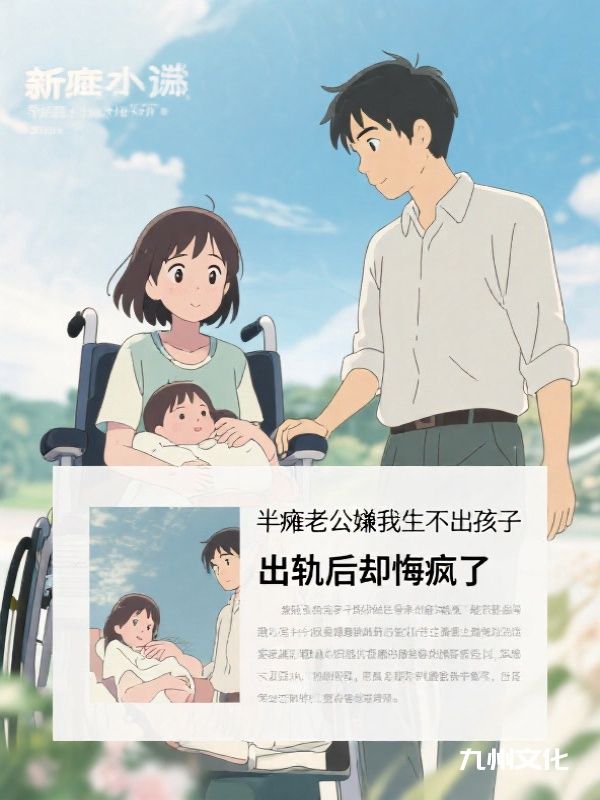 半瘫老公嫌我生不出孩子,出轨后却悔疯了