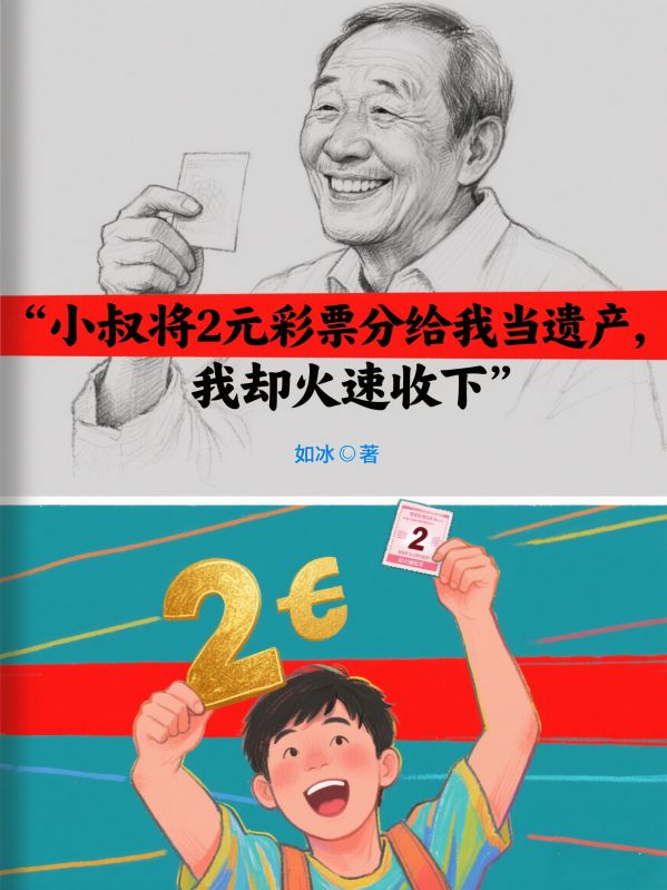 小叔将2元彩票分给我当遗产,我却火速收下