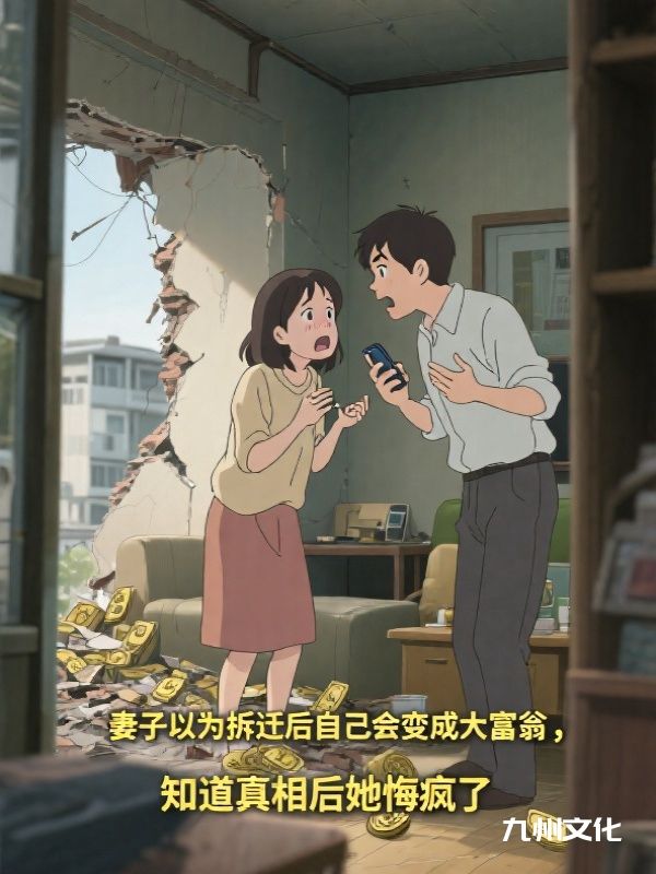 妻子以为拆迁后自己会变成大富翁,知道真相后她悔疯了