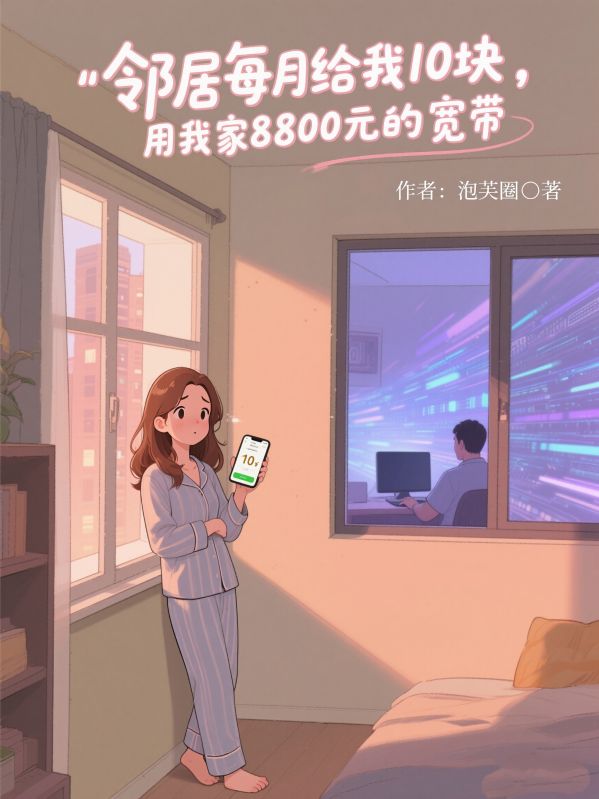 邻居每年给我10块，用我家8800元的宽带