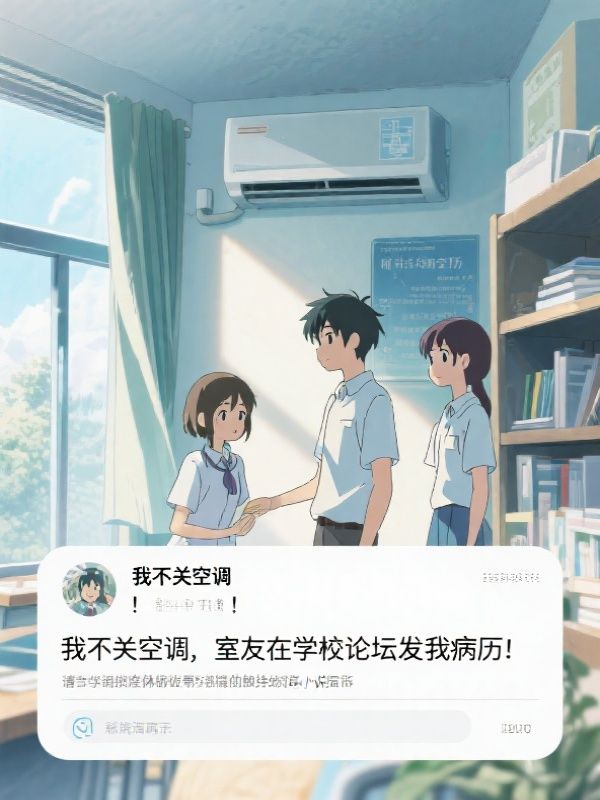 我不关空调，室友在学校论坛发我病历