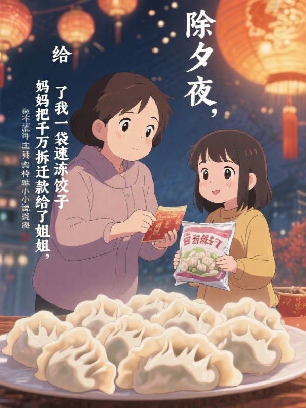 除夕夜，妈妈把千万拆迁款给了姐姐，给了我一袋速冻饺子