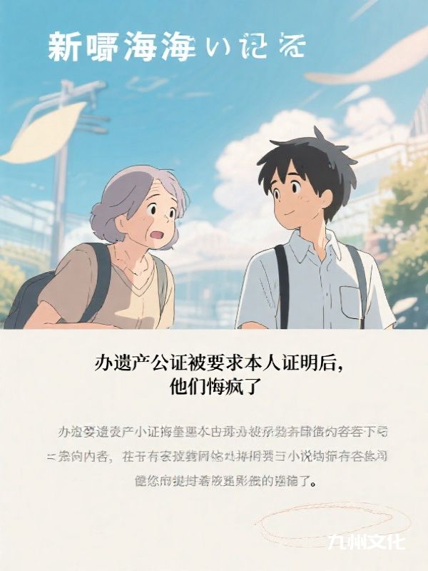 办遗产公证被要求本人证明后,他们悔疯了