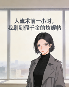 人流术前一小时，我刷到假千金的炫耀帖    