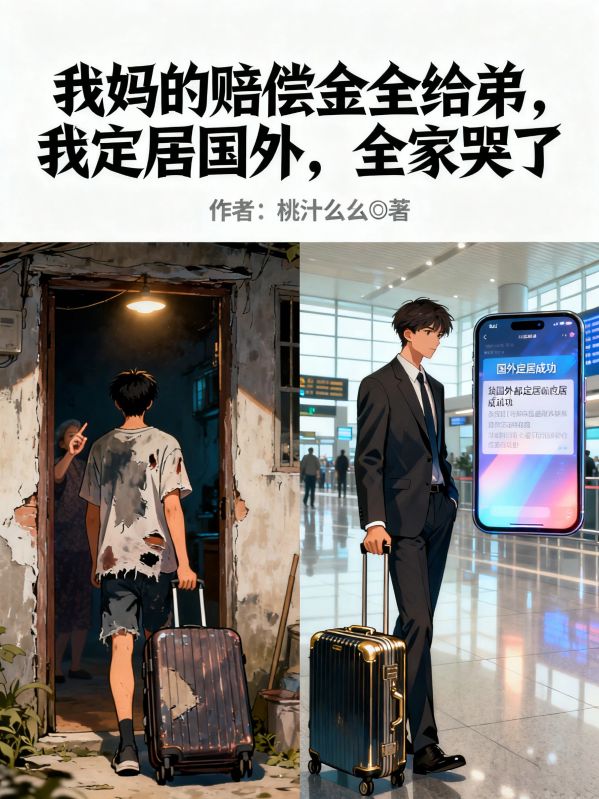 我妈的赔偿金全给弟，我定居国外，全家哭了