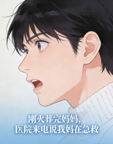 刚火葬完妈妈，医院来电说我妈在急救