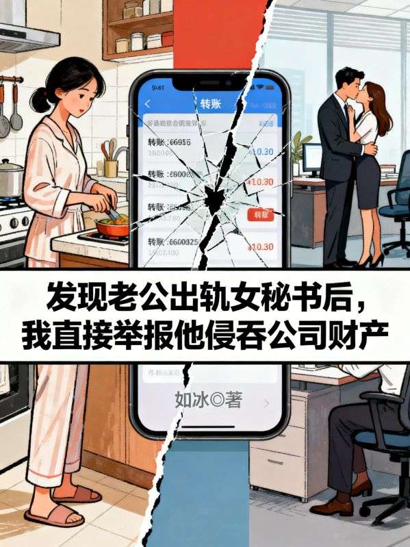 发现老公出轨女秘书后，我直接举报他侵吞公司财产