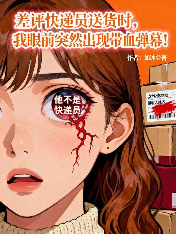 差评快递员送货时，我眼前突然出现带血弹幕！