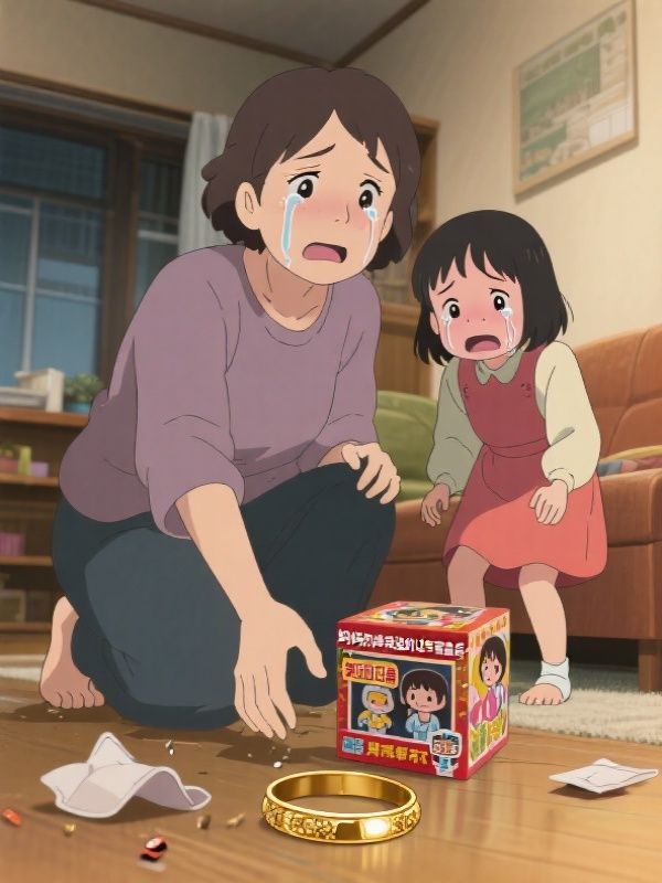 妈妈扔掉我送的过年盲盒后,哭着问还算不算数