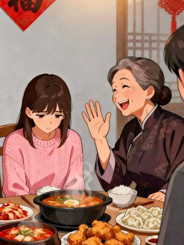 年夜饭，对我冷淡的婆婆热情叫了另一个名字