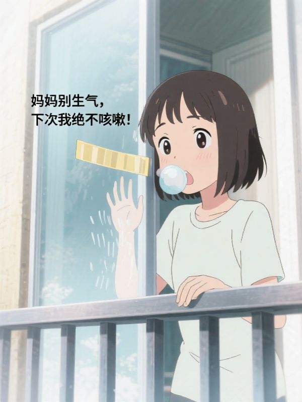 妈妈别生气，下次我绝不咳嗽