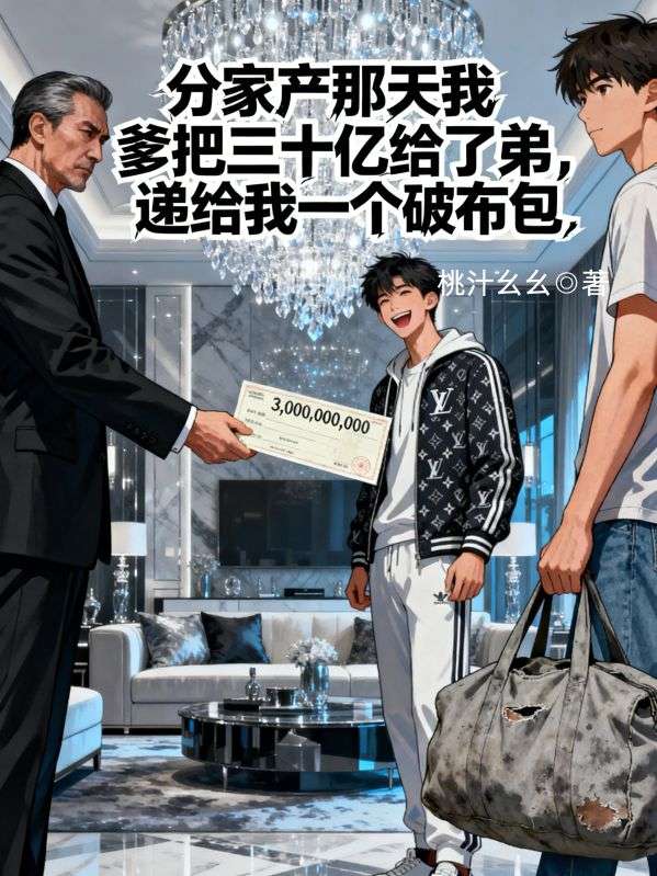 分家产那天我爹把三十亿给了弟弟，递给我一个破布包