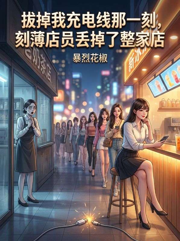 拔掉我充电线那一刻，刻薄店员丢掉了整家店
