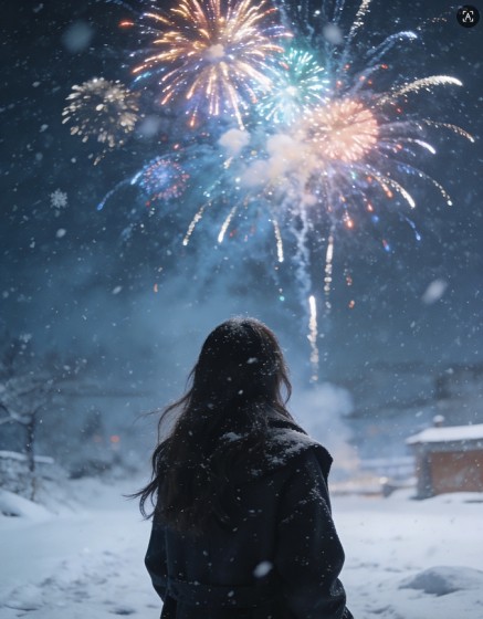 除夕夜,只有雪知道我冷
