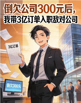 倒欠公司300元后，我带3亿订单入职敌对公司