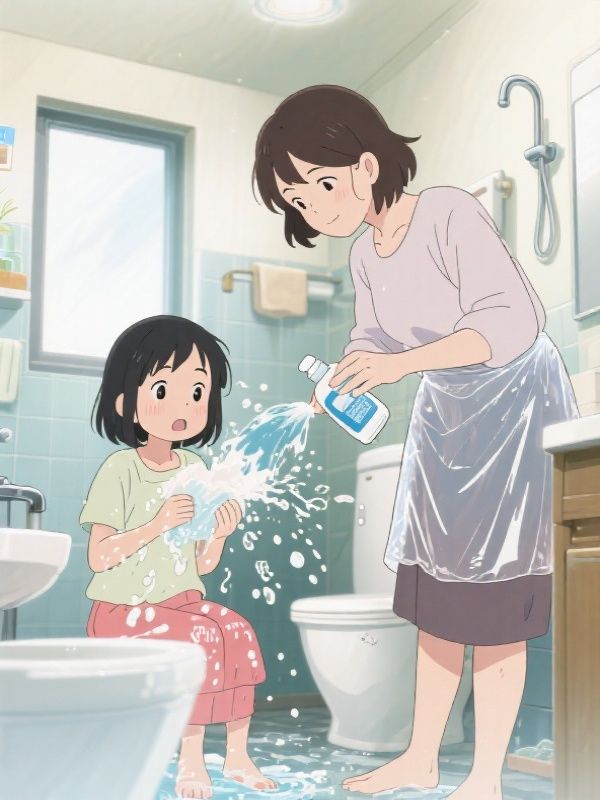 妈妈，我洗不干净了