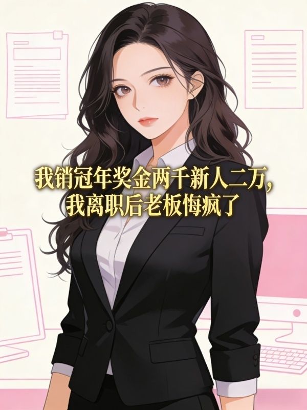 我销冠年奖金两千新人二万,我离职后老板悔疯了