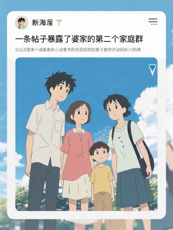 一条帖子暴露了婆家的第二个家庭群