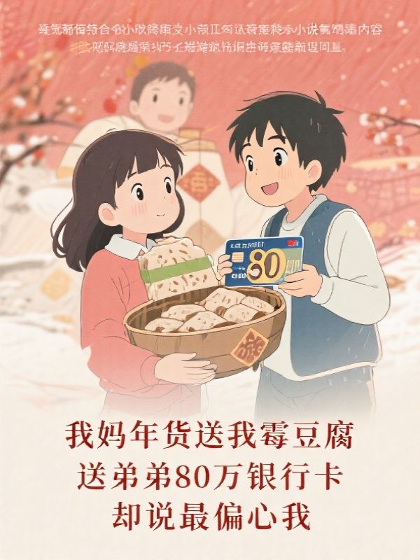 我妈年货送我霉豆腐,送弟弟80万银行卡,却说最偏心我