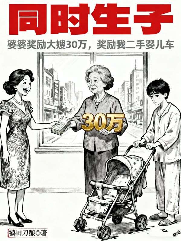 同时生子，婆婆奖励大嫂30万，奖励我二手婴儿车
