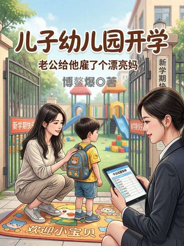儿子幼儿园开学，老公给他雇了个漂亮妈